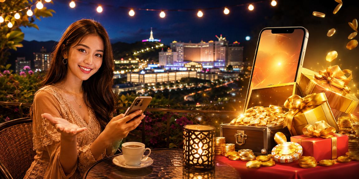Pemandangan kasino mudah alih di Genting Highlands pada waktu malam yang eksklusif